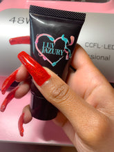 Load image into Gallery viewer, Red Glitter Poly Nail Color Nail Extension Gel Nail Supplies
