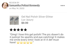 Load image into Gallery viewer, Gel Nail Polish Nail Art Supplies Silver Glitter