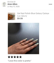 Load image into Gallery viewer, Gel Nail Polish Nail Art Supplies Galaxy Blue Cateye